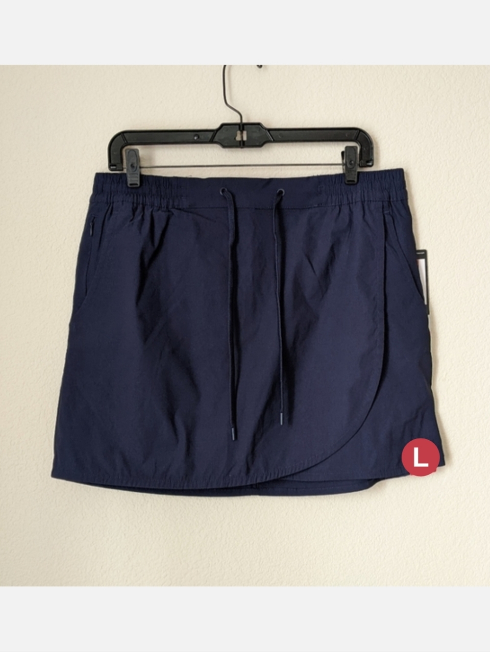 Eddie Bauer Ladies' Tulip Hem Skorts Blue Large